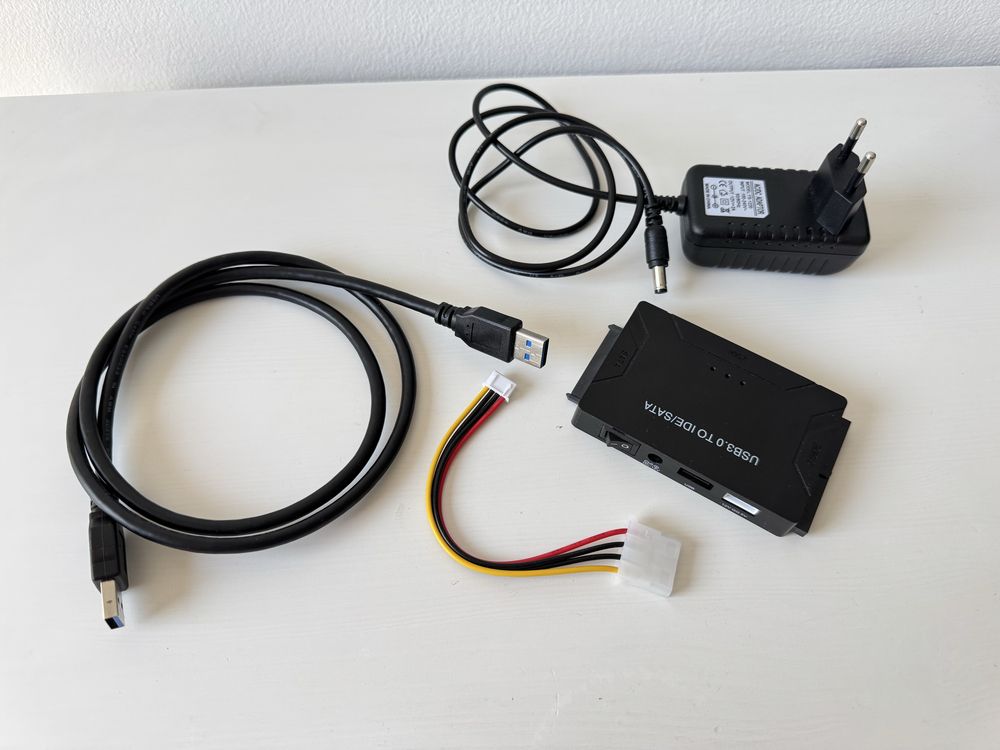 Adapter IDE/SATA 2.5”/3.5” HDD/SSD na USB 3.0