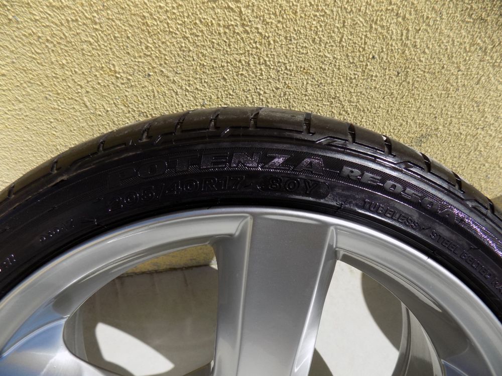 Bridgestone Potenza + Jantes Dezent cromadas