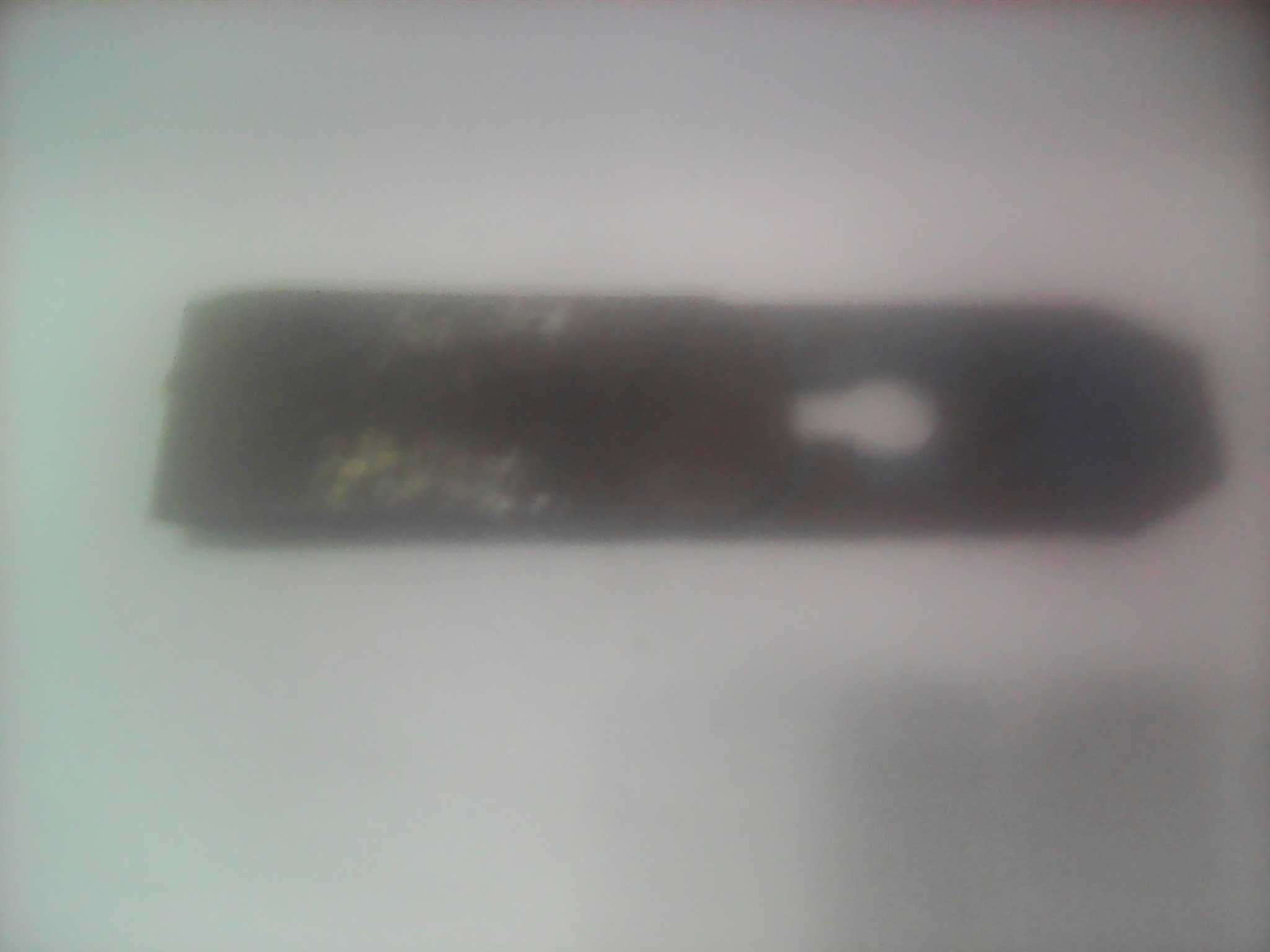 Nóż do struga-typowy dł.19cm szer.4,8cm z blachą i śrubą z PRL-u