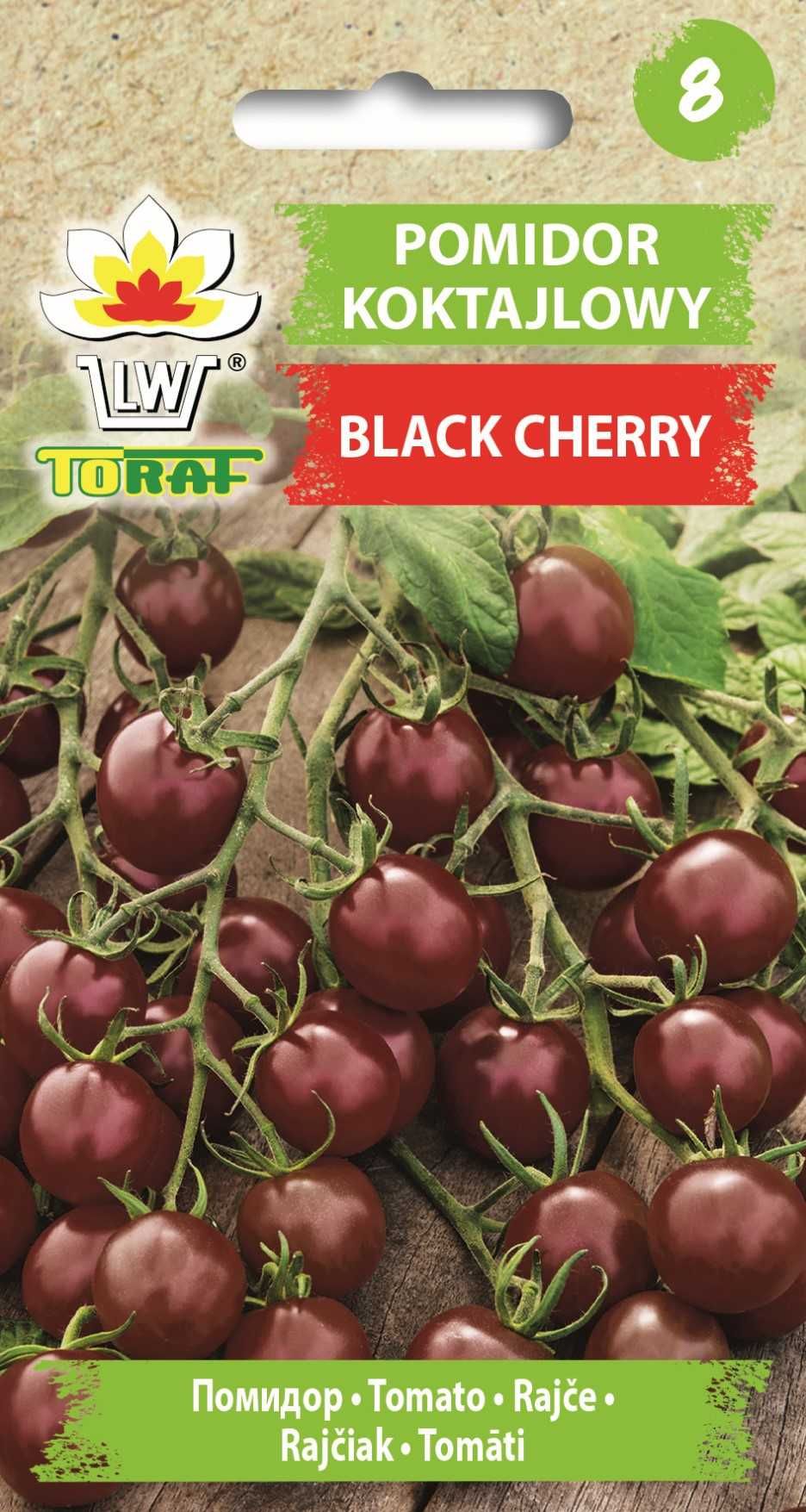 Pomidor koktajlowy gruntowy Black Cherry 0,3g nasiona Toraf