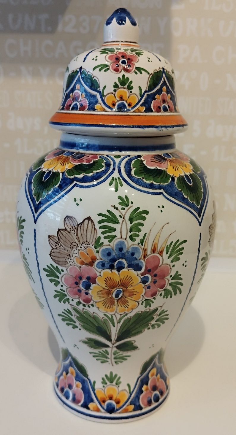 Amfora Porcelana Holenderska Delft