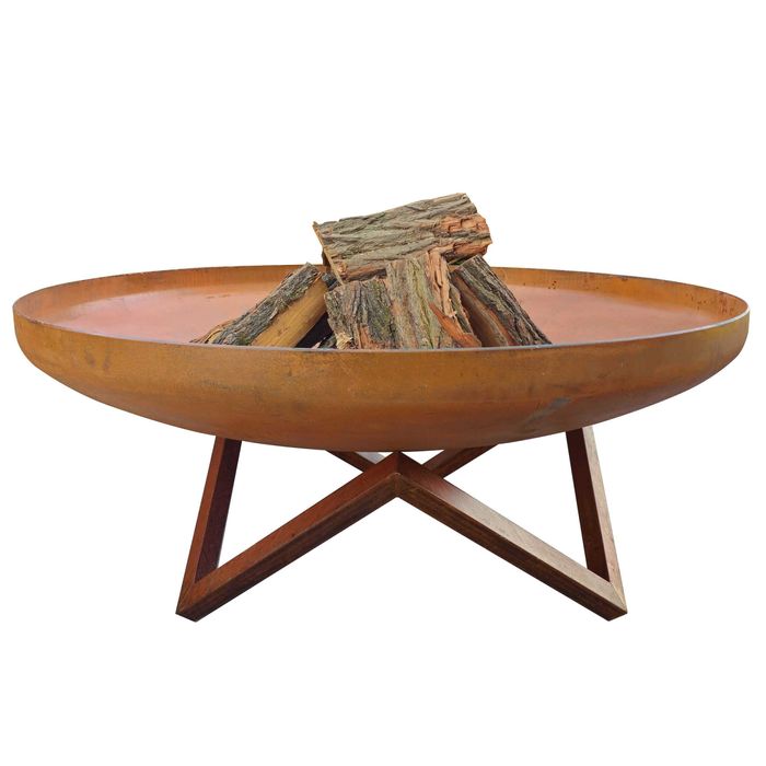 Palenisko 200 cm średnicy XXXXL Stal 4,5 mm Corten Deep Grill Ognisko