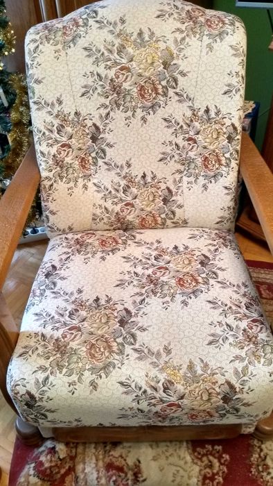 Fotele  2 sztuki stylowe, żakardowe