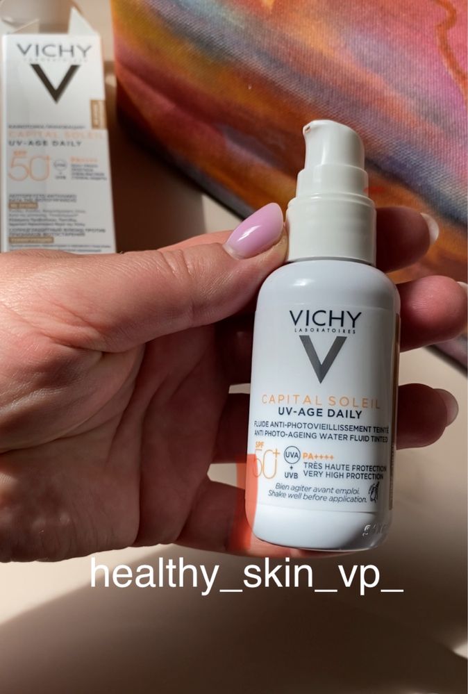 Ексклюзивні сонцезахисні набори Vichy spf50+, флюїд з тоном, матуючий