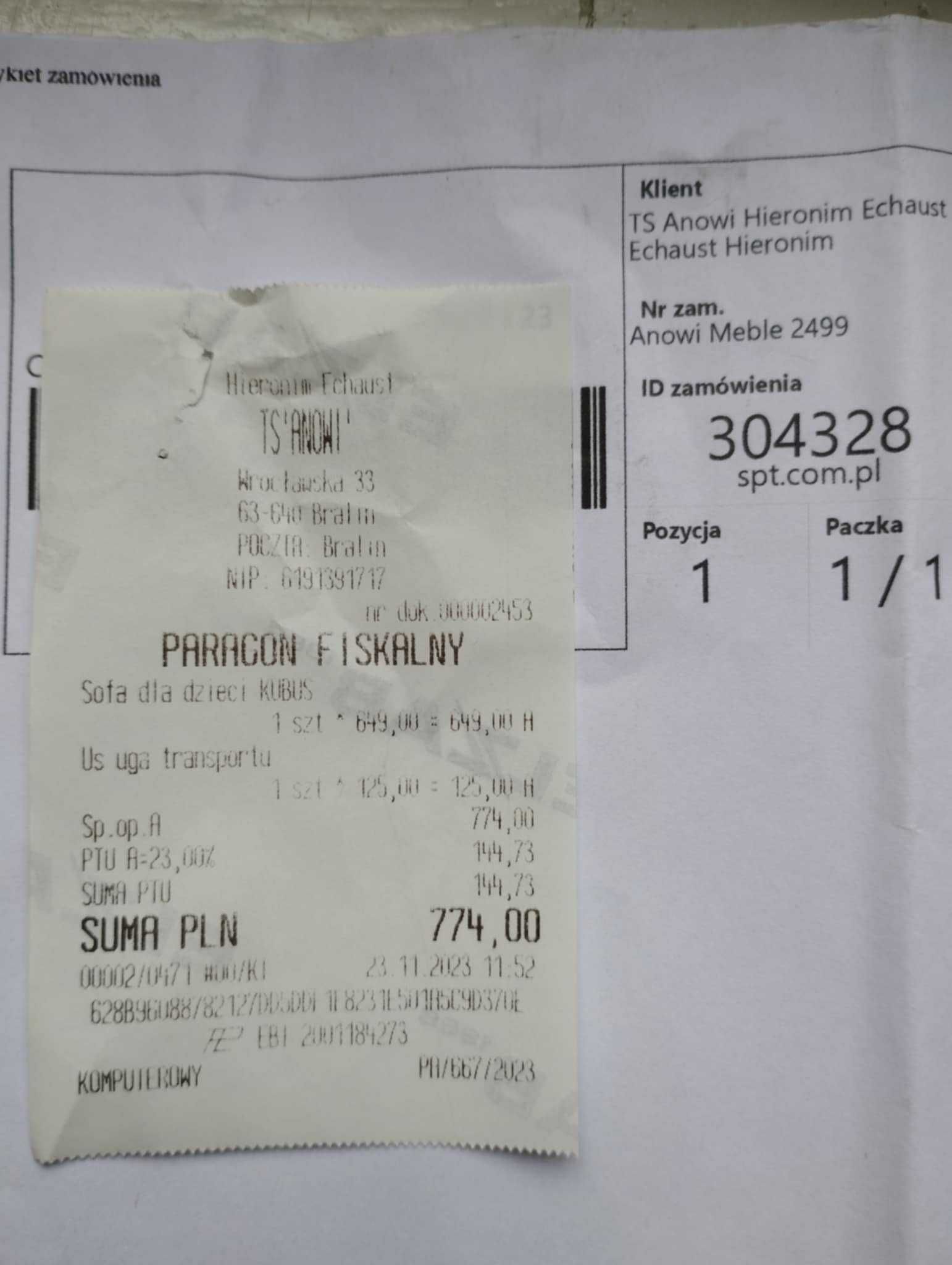 Łóżko/sofa stan bdb (jak nowe)