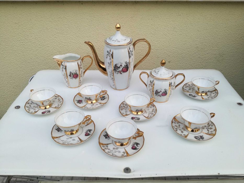 Serviço de café porcelana SP Coimbra Portugal