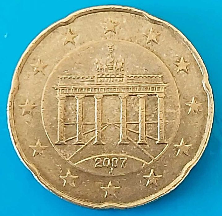 20 Cêntimos de 2007 Letra J,  da Alemanha
