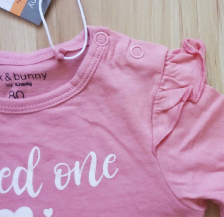 Nowe body sukienkowe fox & bunny Sinsey rozmiar 86 cm