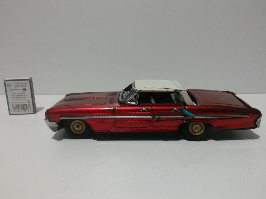 stara zabawka PRL blaszana auto kabriolet USA retro antyk zabytek czz