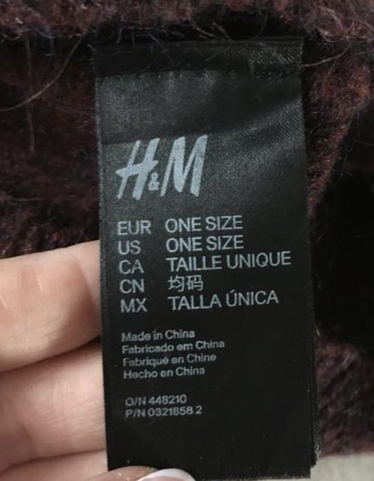 Шапка звовни і мохеру H&M