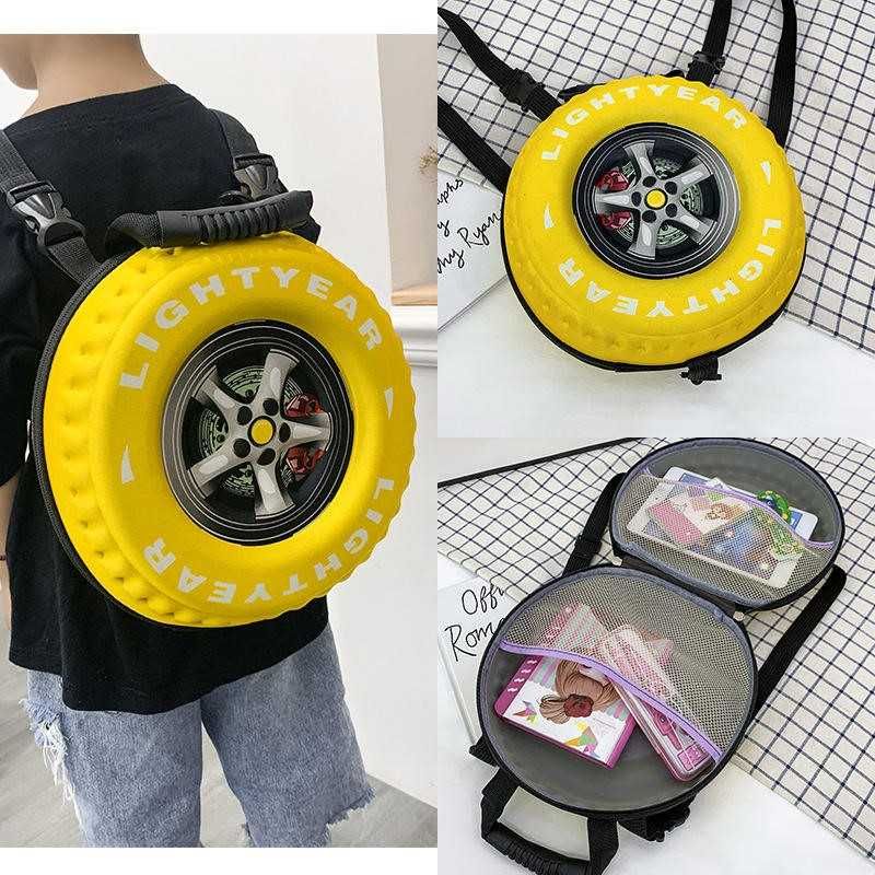 Рюкзак дитячий у формі колеса для хлопчика 3-7 років