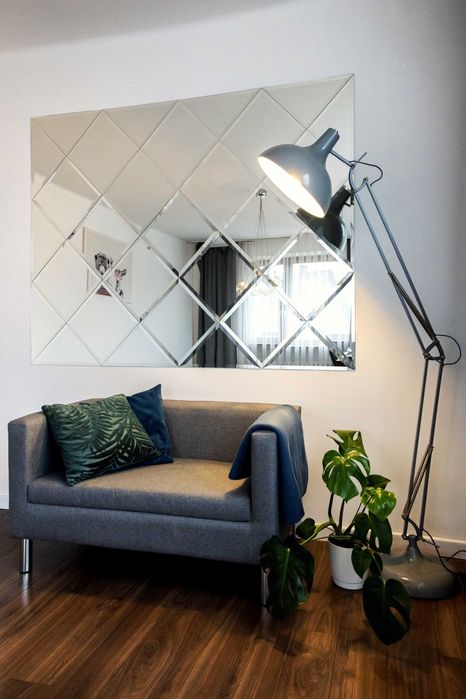 Lustro fazowane GLAMOUR 849x1697 - lustrzane płytki