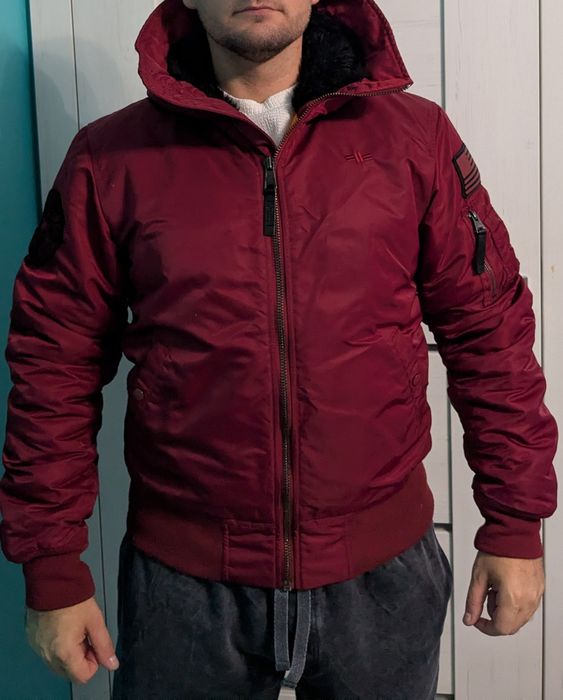 Kurtka zimowa Pit Bull bomberka z kapturem ENCINO