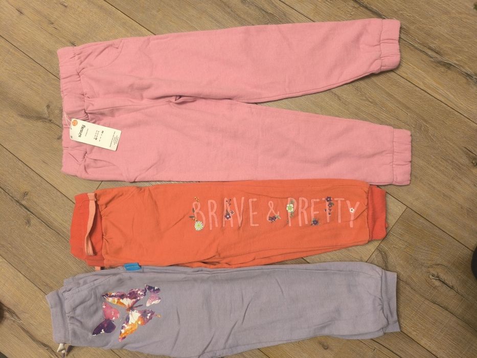 3 x spodnie dresowe 122