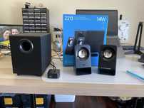 Colunas Logitech z213 c/ Subwoofer