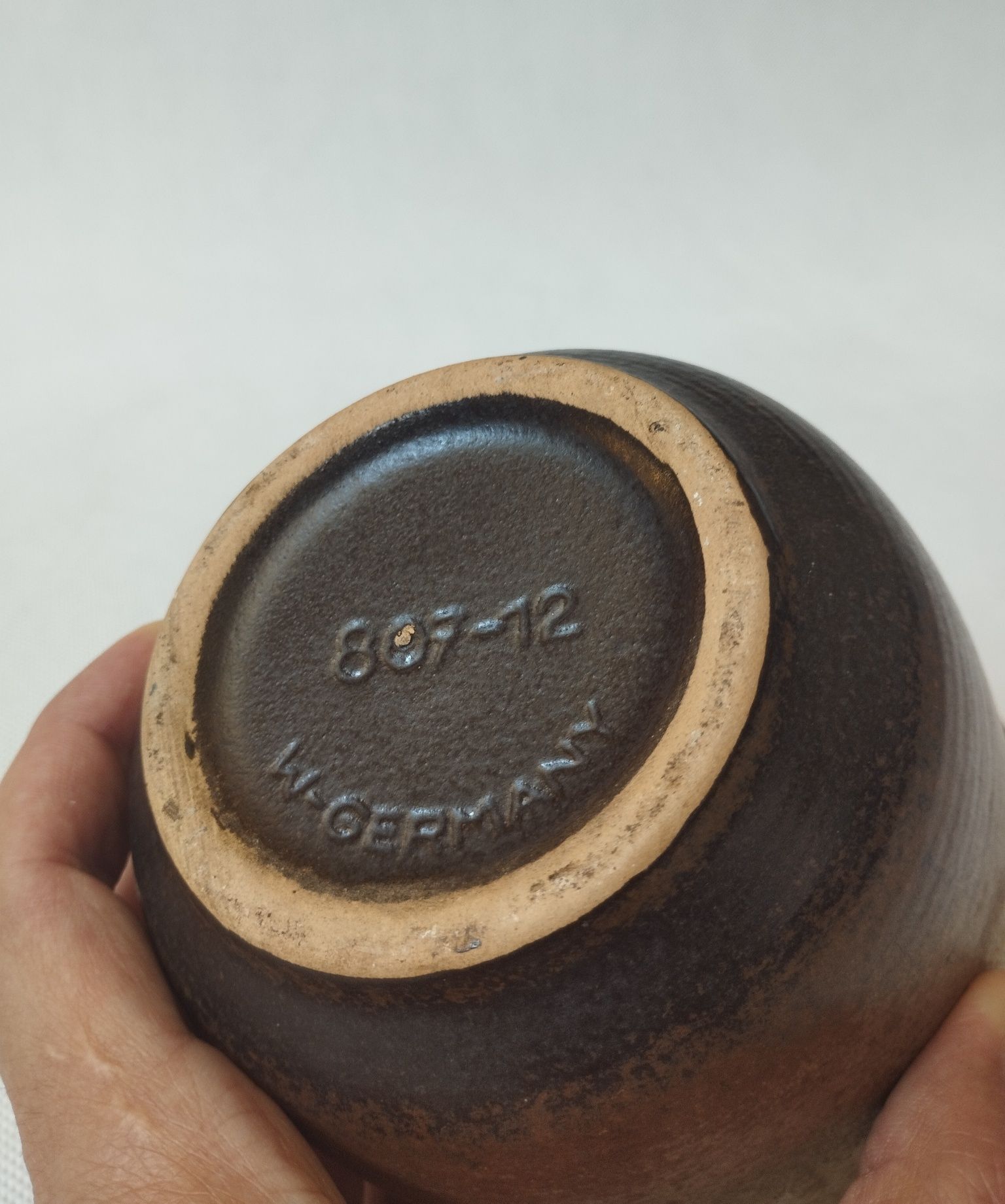Ceramiczna osłonka doniczka West Germany Fat Lava Scheurich