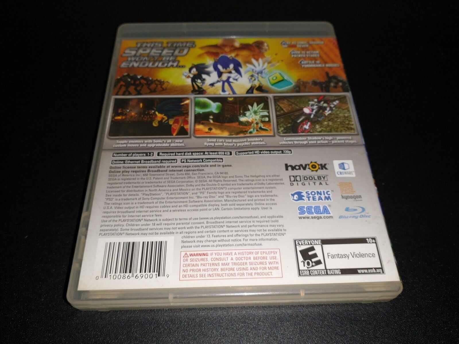 Gra Sonic Hedgehog PS3 Dla Dzieci Sega