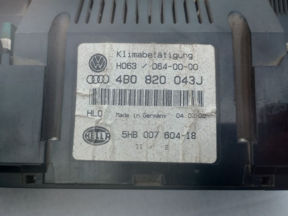 Audi A6 C5 a6C5 panel nawiewu 4B0 .820 043J