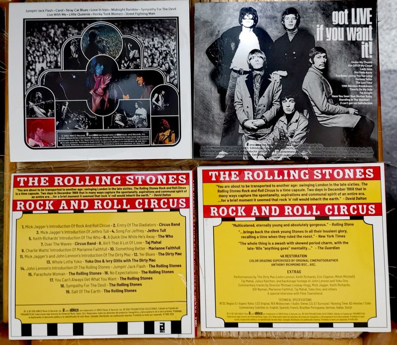 Rolling Stones, CDs e DVD NOVOS