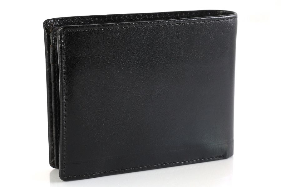 skórzany portfel męski z ochroną kart rfid protect - rovicky