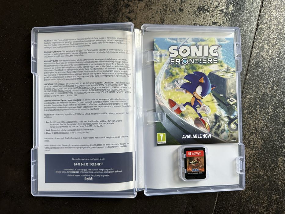 Sonic Forces для Nintendo Switch