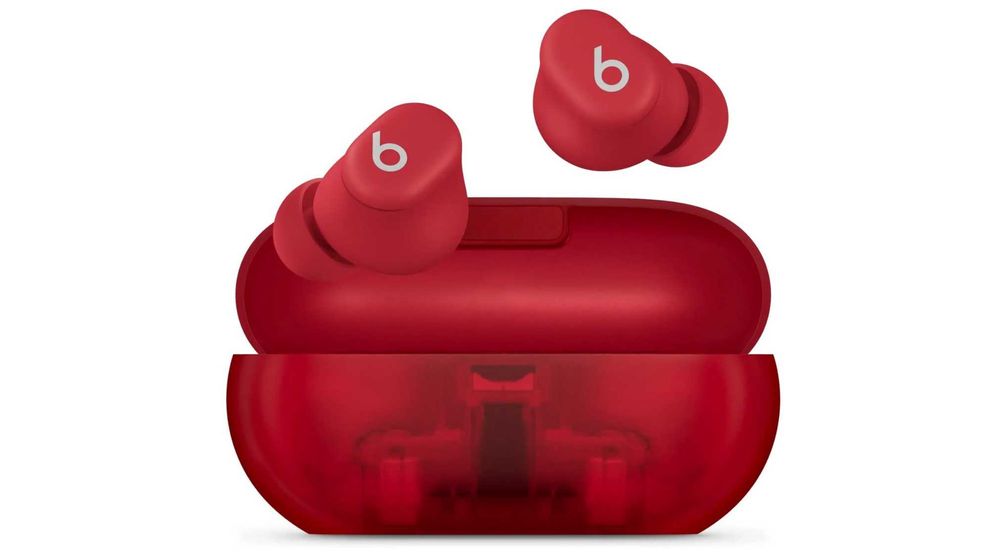 Słuchawki Apple Beats Solo Buds Transparent Red NOWE najtaniej WWA!!!