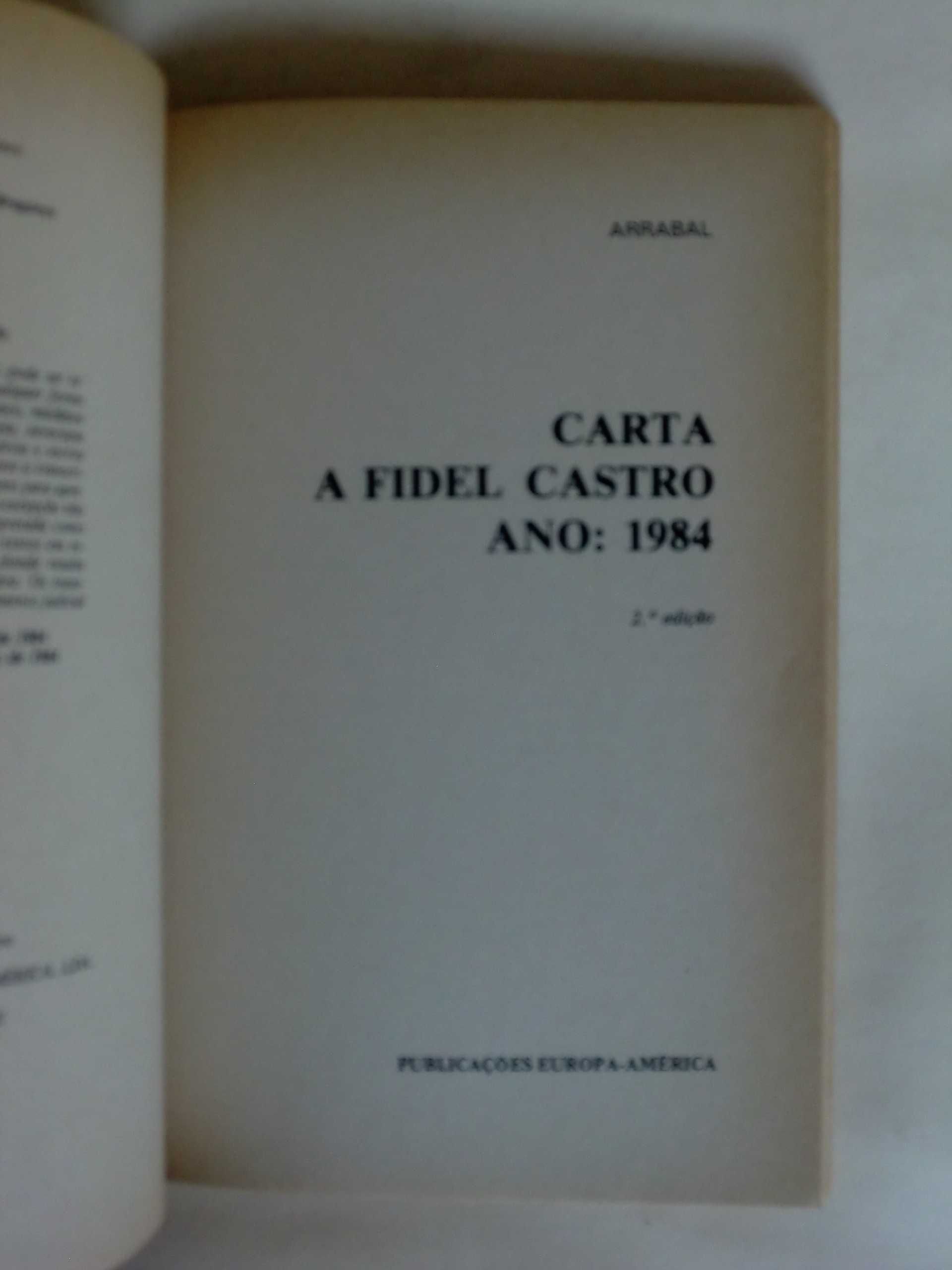Carta a Fidel de Castro de Fernando Arrabal