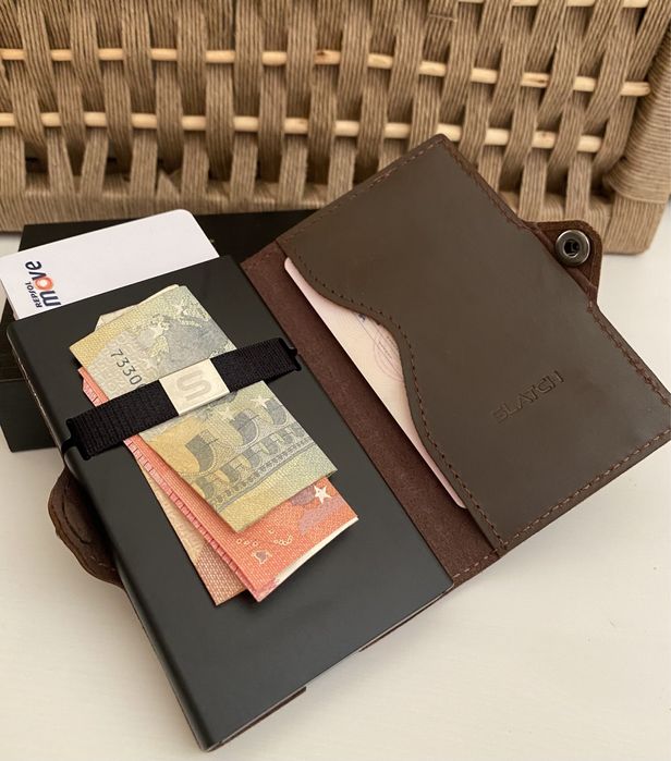 Carteira Pele Genuína c/ Proteção RFID