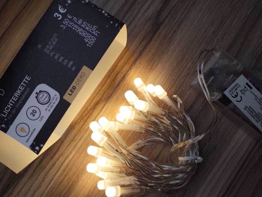 Lampki led 20szt.,nowe