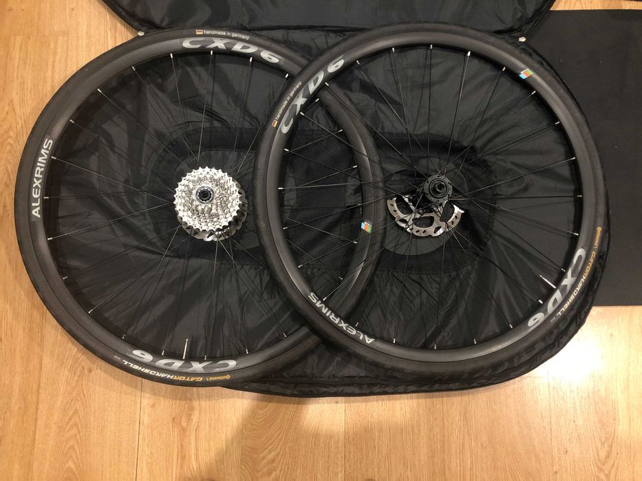 Koła szosa/gravel Alexrims CXD6  pod sztywne osie + dodatki