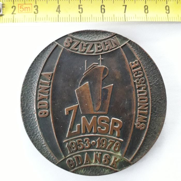 Medal okolicznościowy "XXV lat Przemysłu Remontu Statków"