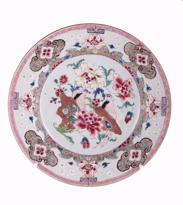 Prato em porcelana da China, Qianlong