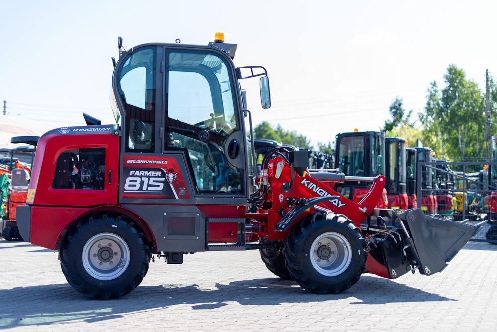 Ładowarka przegubowa udźwig 1500 kg + osprzęt + leasing KINGWAY 815