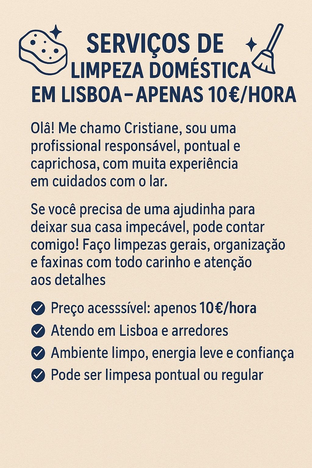 Serviços de limpeza