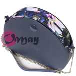 organizer OBAG MOON LIGHT kwiaty cudne róż granat 2 kieszenie OMAY