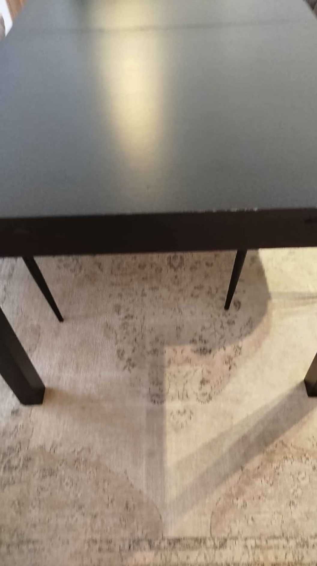 Mesa extensível  preta