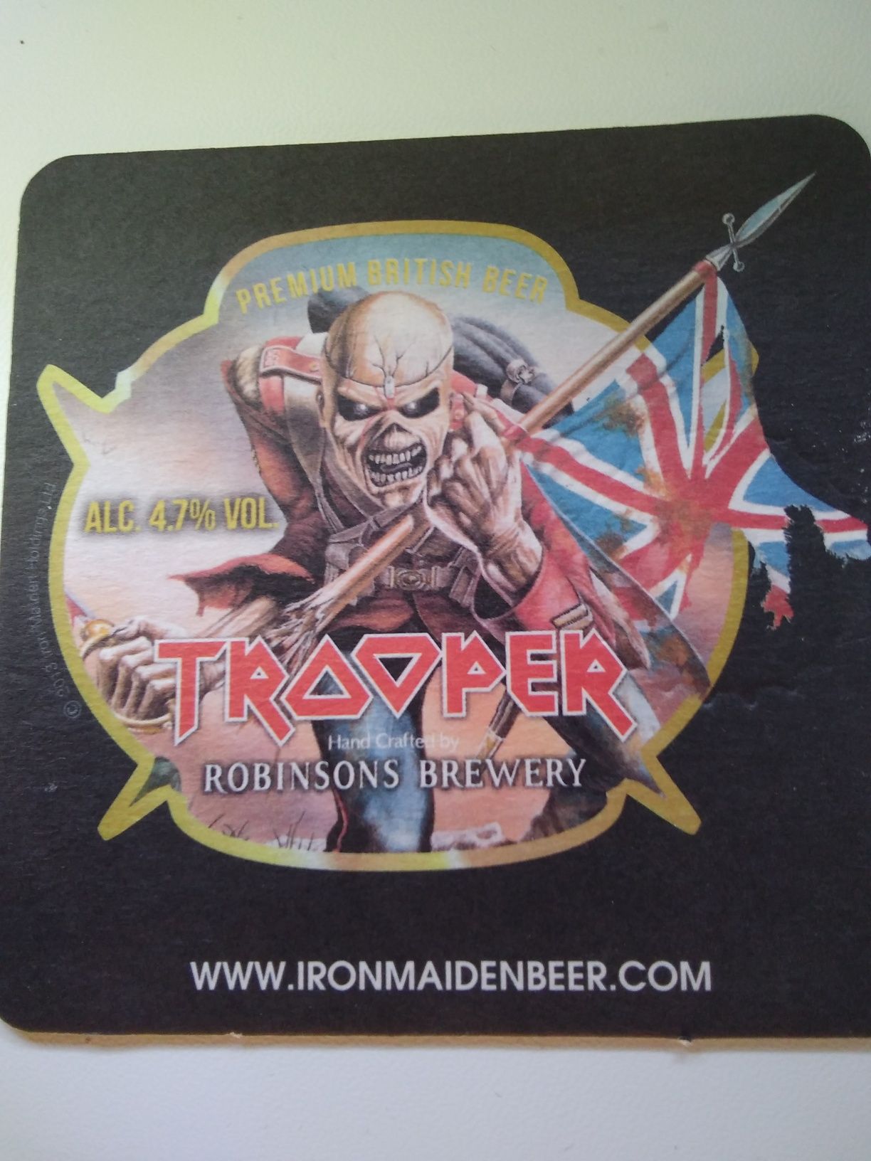 Kapsle, browar Iron Maiden