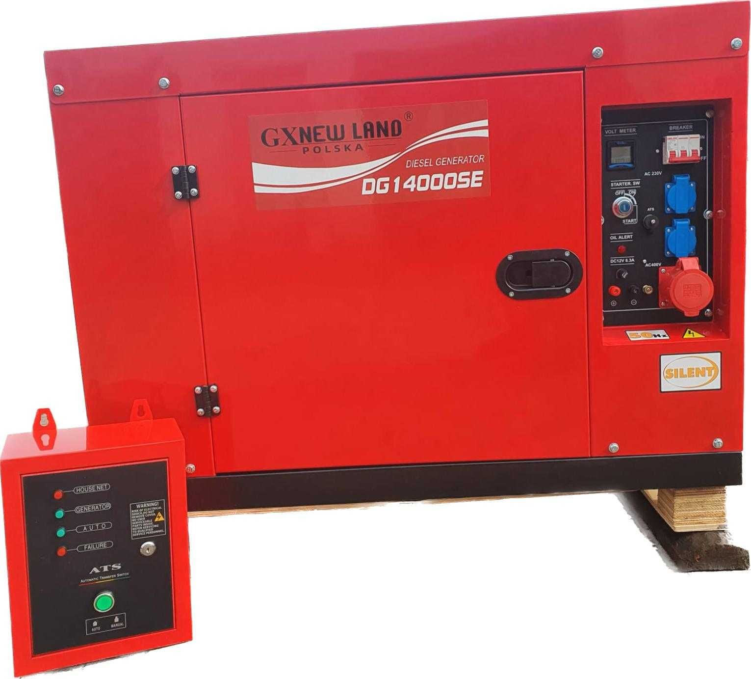 Agregat prądotwórczy 12.5 kva GX Polska nowy!  Waga 225 KG