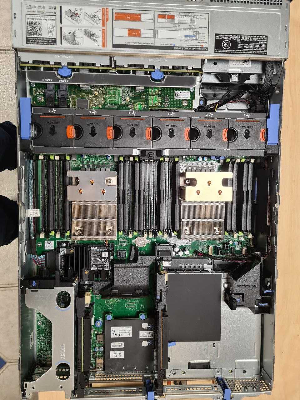 Dell r730xd 16sff 24 ядер 2*2670v3 64gb ddr4