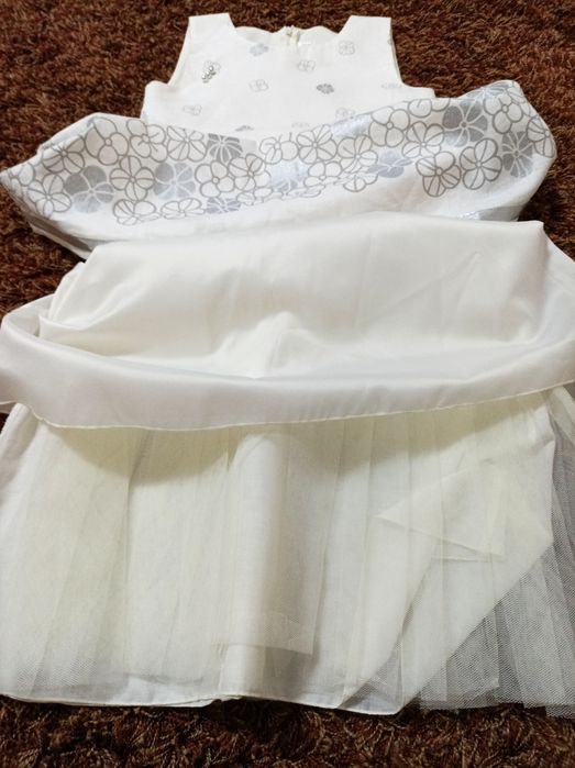 Vestido de Cerimónia em Linho para Menina (Novo - 8 anos)