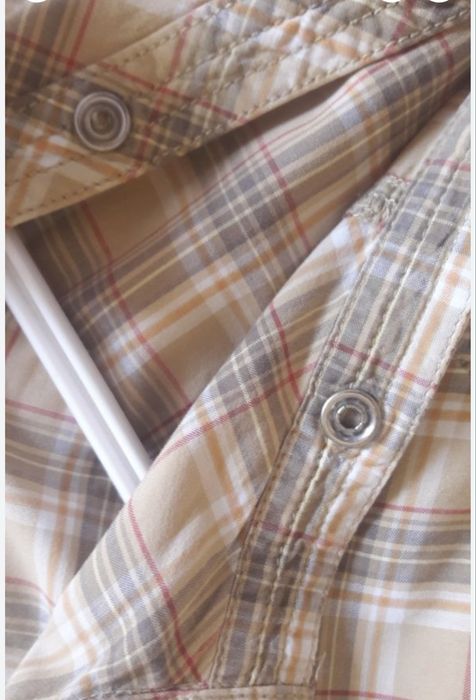 Рубашка с коротким рукавом в клеточку Colin’s XS-S, сорочка