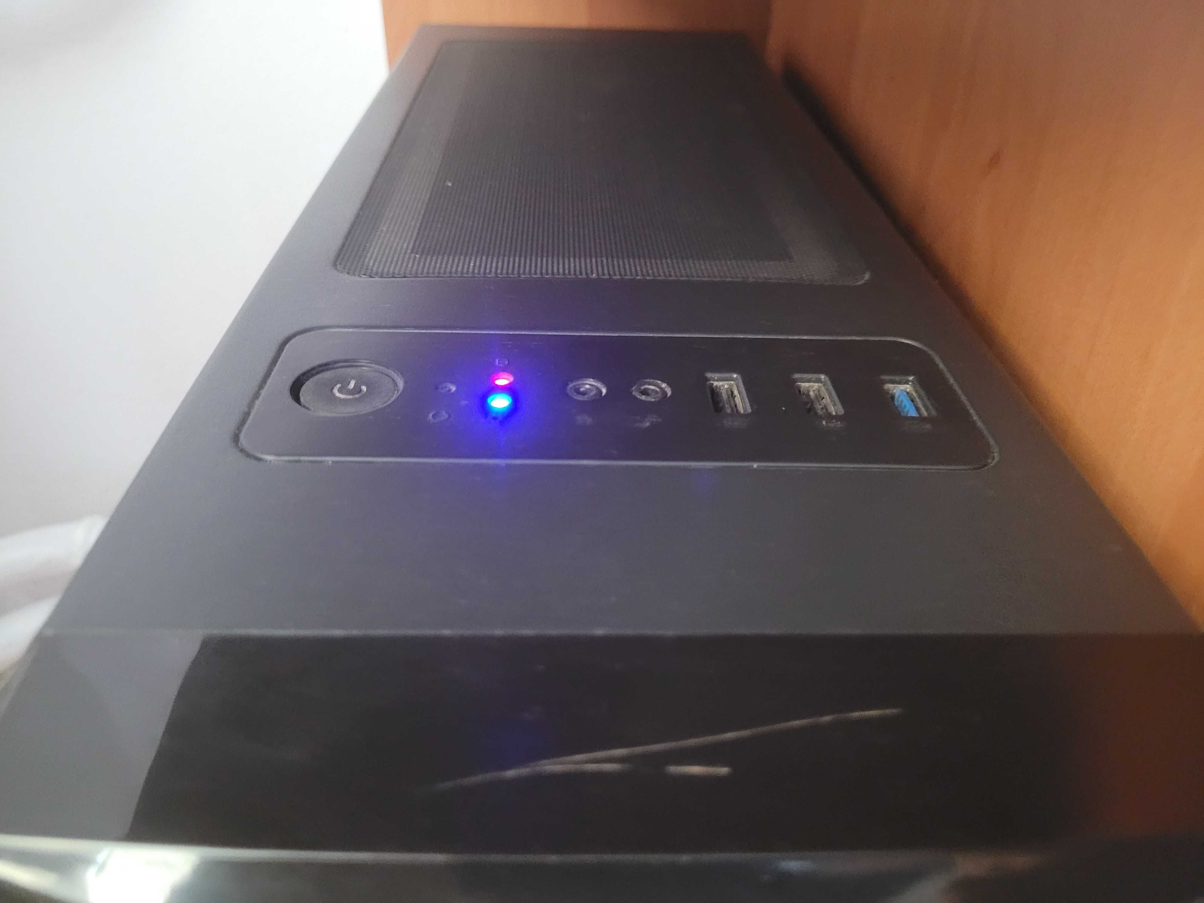 Komputer z monitorem i3-10100F/32GB DDR4/GTX 1060/SSD+HDD/WIN10