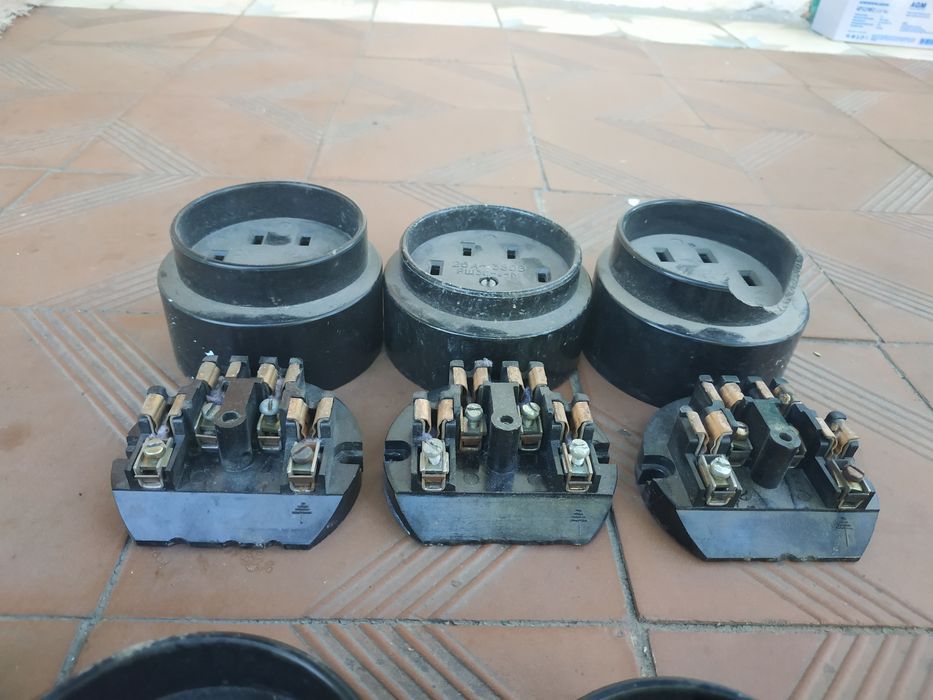 Розетки на 380В 25А Б/У часів СССР.