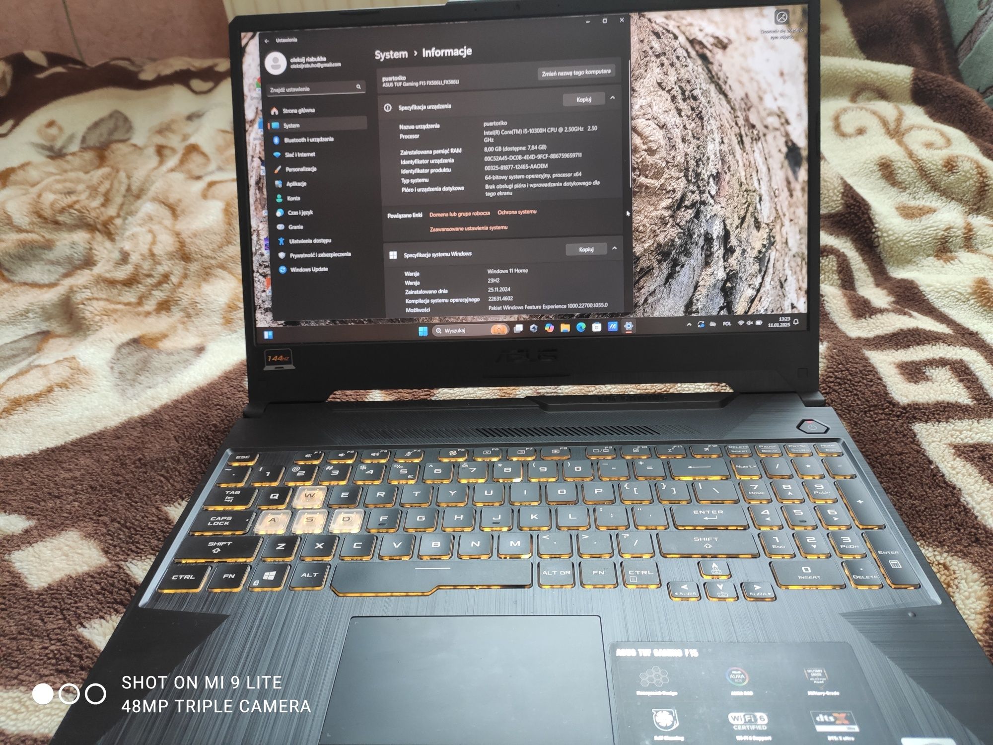 Asus tuf gaming f15