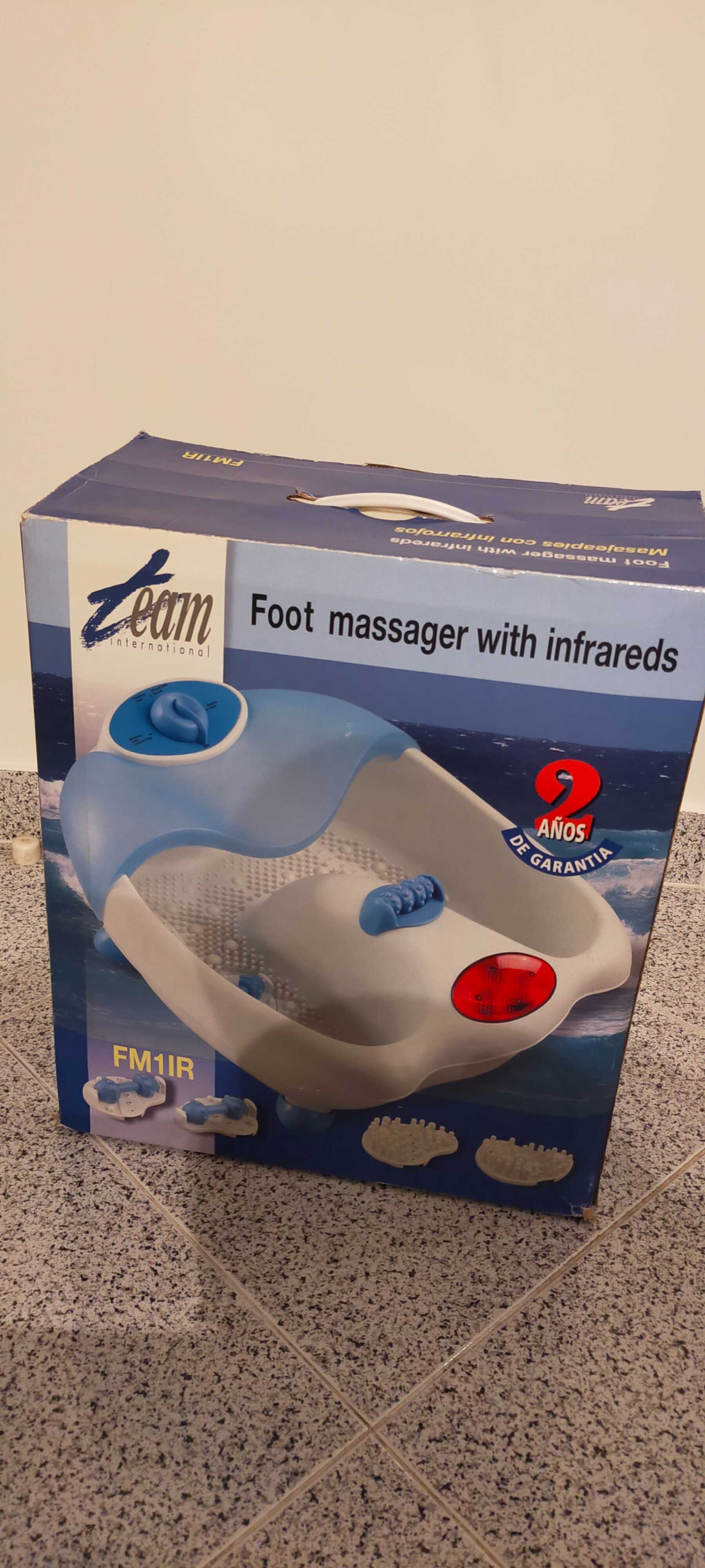 Massageador de pés nunca usado Team International