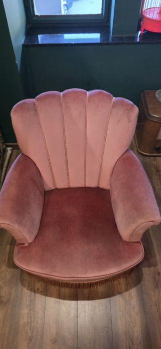 Sofa polprona cor de rosa