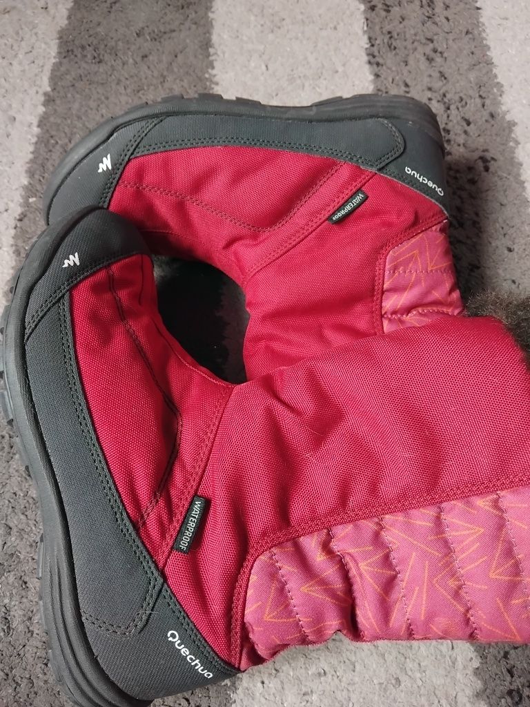 Śniegowce QUECHUA dla dziewczynki  rozmiar 37