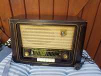Radio Vintage Drewniany lampowe Grundig