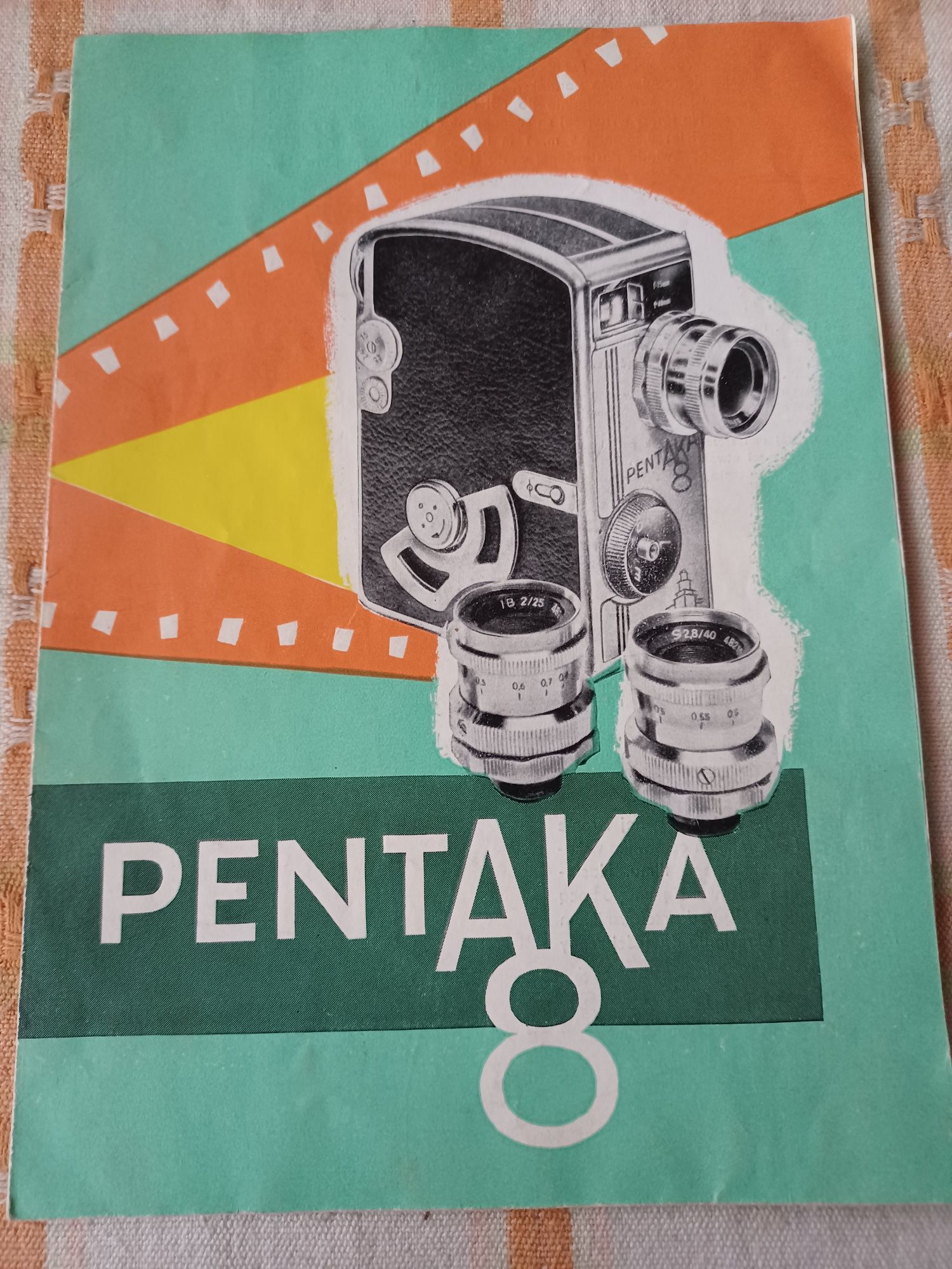 Pentaka 8 Zeiss Ikon folder/prospekt kolekcjonerski Unikat