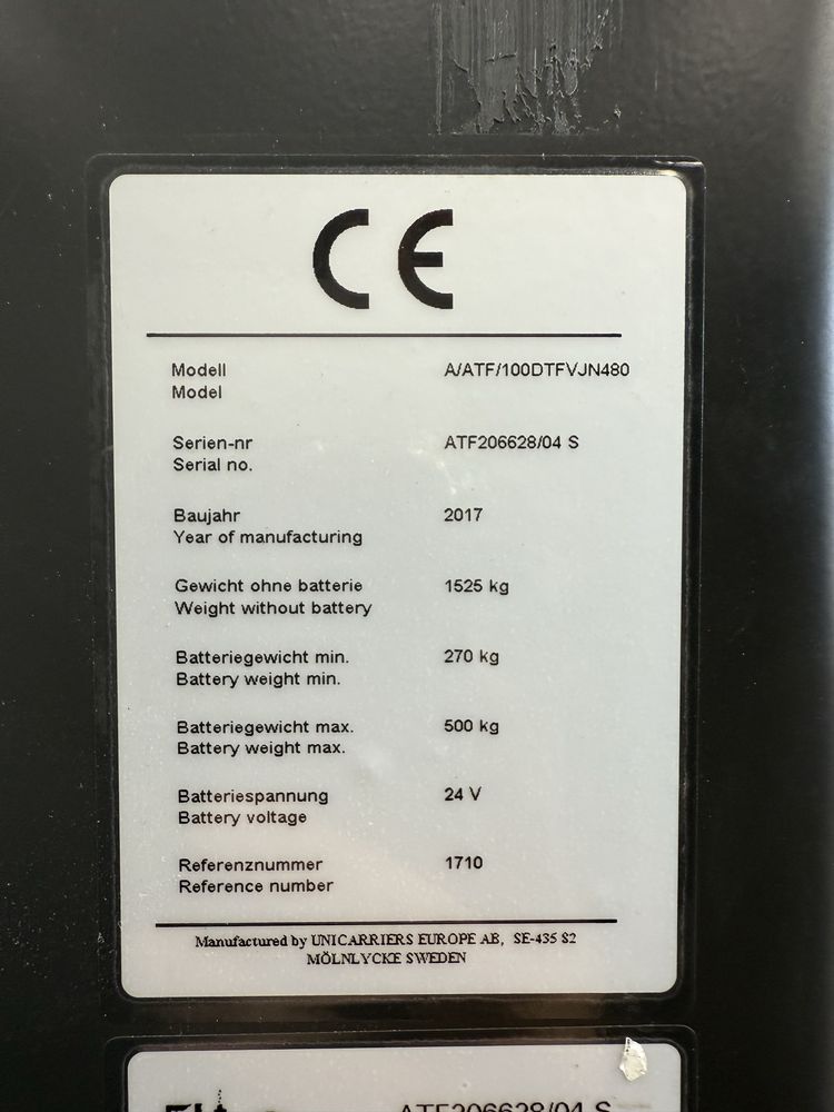 Empilhador retratil 1Ton